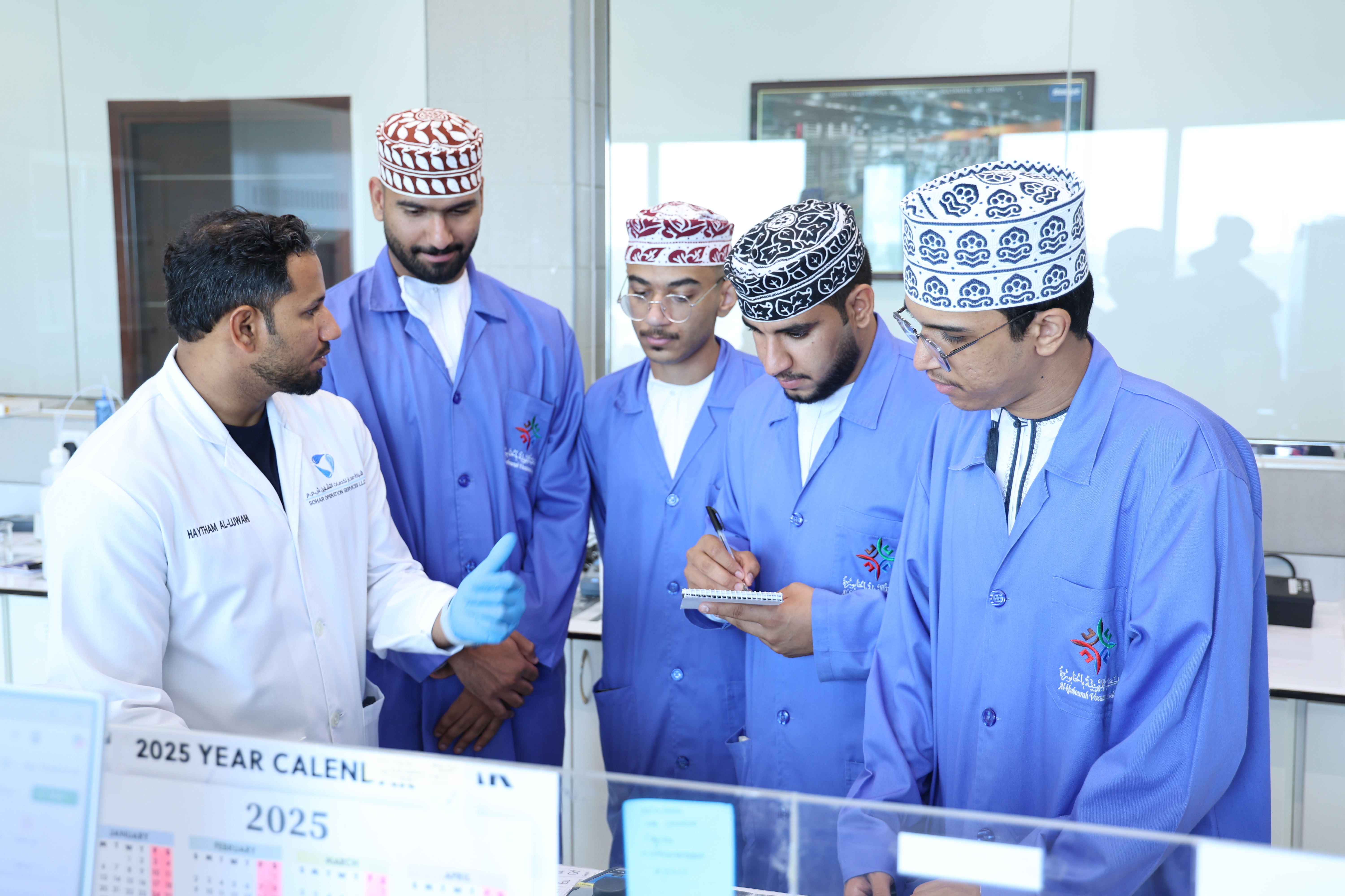SOS Chemists Training Omani Apprentices